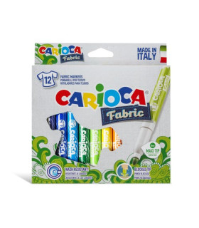 ROTUL.CARIOCA CROMATEX TEXTIL ESTUCHE 12