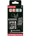 ROTUL.UNIBALL CHALK MARKER PWE 5M 4P C/4