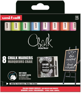 ROTUL.UNIBALL CHALK MARKER PWE 5M 8P P8