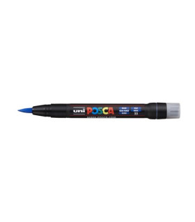 ROTUL.UNI-POSCA PCF-350 PINCEL  AZUL