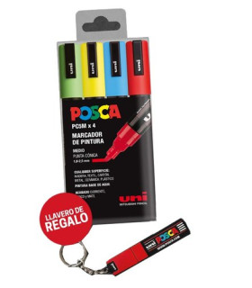 ROTUL.UNI-POSCA PC5M/4C E/4