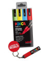 ROTUL.UNI-POSCA PC5M/4C E/4
