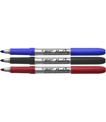 ROTUL.BIC MARKING COL.METAL CAJA DE 12