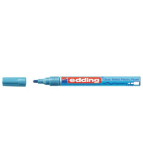 ROTUL.EDDING  751 AZUL CLARO METALICO