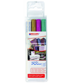 ROTUL.EDDING  751 B/3 (plata, azul y vio