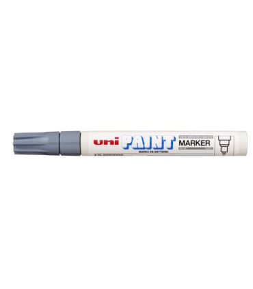 MARCADOR UNI-BALL UNI PAINT PX-20 GRIS