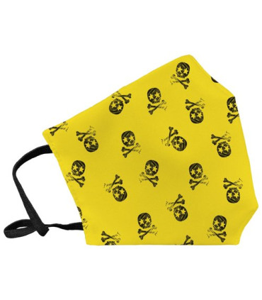 MASCARILLA REUT. GRAN. SKULL AMARILLO