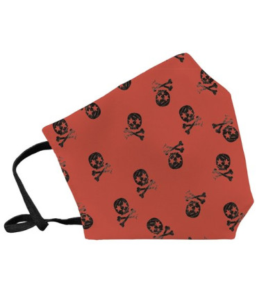 MASCARILLA REUT. GRAN. SKULL ROJO