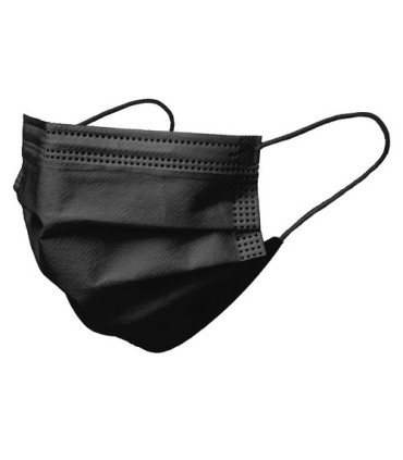 MASCARILLA QUIR. F.P. INF. NEGRA C/10