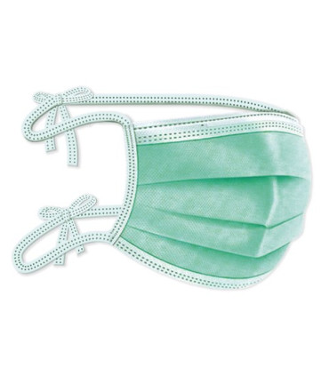 MASCARILLA QUIR.RADEX C/CINTA VERDE C/25