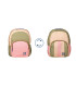 MOCHILA OXFORD COLOR BLOCK REVERS. MOD.1