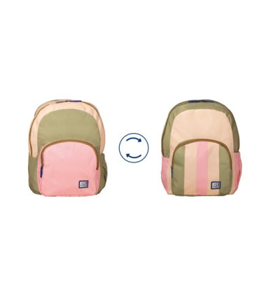 MOCHILA OXFORD COLOR BLOCK REVERS. MOD.1
