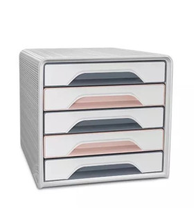 MODULO CEP ESTANDAR 5 CAJONES BLANCO
