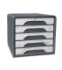 MODULO CEP ESTANDAR 5 CAJONES GRIS