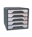 MODULO CEP ESTANDAR 5 CAJONES GRIS