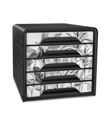 MODULO CEP ESTANDAR 5 CAJONES NEGRO
