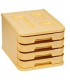 MODULO FAIBO 4 CAJONES AMARILLO PASTEL