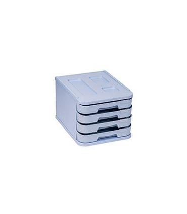 MODULO FAIBO 4 CAJONES AZUL PASTEL