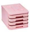 MODULO FAIBO 4 CAJONES ROSA PASTEL