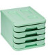 MODULO FAIBO 4 CAJONES VERDE PASTEL