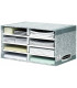 MODULO 8 BANDEJAS FELLOWES GRIS/BLANCO