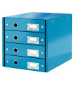MODULO 4 CAJONES LEITZ AZUL