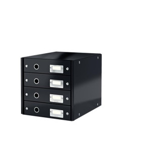 MODULO 4 CAJONES LEITZ NEGRO