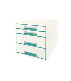 MODULO 4 CAJONES LEITZ TURQUESA