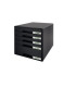 MODULO 5 CAJONES LEITZ NEGRO