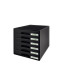 MODULO 6 CAJONES LEITZ NEGRO