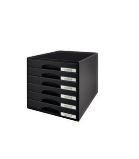 MODULO 6 CAJONES LEITZ NEGRO