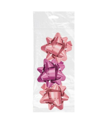 MOÑAS/COCAS  19 mm CHIC ROSA P/3
