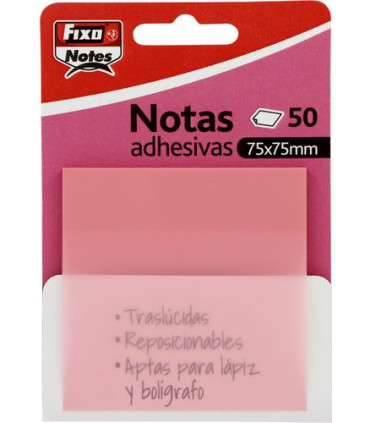 NOTAS ADHESIVAS FIXO 50h 75x75 TRAS.RS.P