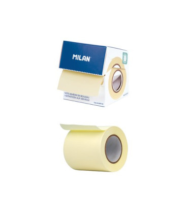 NOTAS ADHE. MILAN ROLLO 5x10m AMARILLO