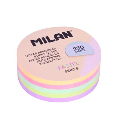 NOTAS ADHESIVAS MILAN 250h Ø 67 PASTEL