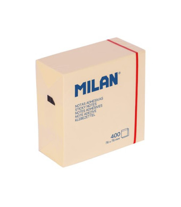 NOTAS ADHESIVAS MILAN 400h 76x76 AMARILL