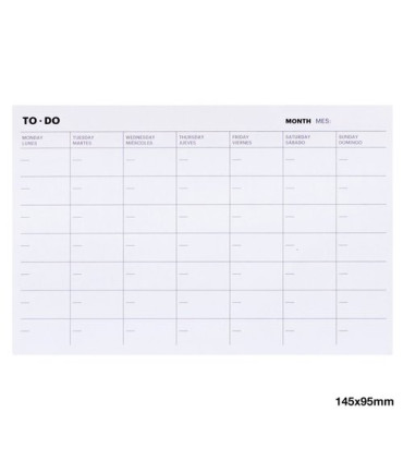 TACO NOTAS MR TO-DO MENSUALES