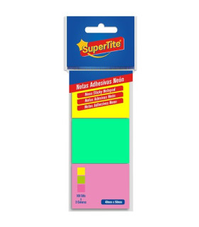 TACO NOTAS SUPERTITE 40x50 NEON 100h B/3