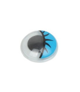 OJOS MOVILES SMART AZUL 18 mm. PACK 20