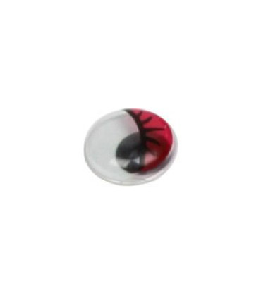 OJOS MOVILES SMART ROJO 10 mm. PACK 50