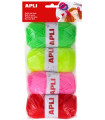 OVILLOS LANA APLI 50 gr. TONOS FLUOR P/4