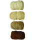 OVILLOS LANA NIEF. 28gr. TONO MARRON P/4