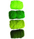 OVILLOS LANA NIEF.28gr.TONOS VERDES P/4
