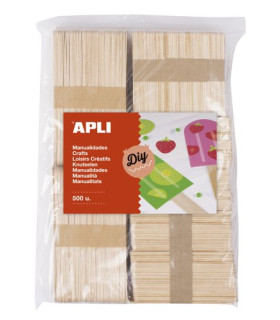 PALILLOS PLANOS MADERA MED.SURT B/800