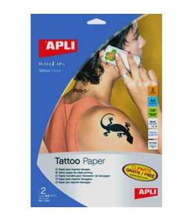 PAPEL APLI PARA TATUAJES A4 B.2 HOJAS