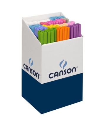 PAPEL CREPE CANSON 30g 0,5x2,5  EXP.60 V