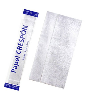 PAPEL CREPE DOHE 30g 0,5x2,5 BLANCO