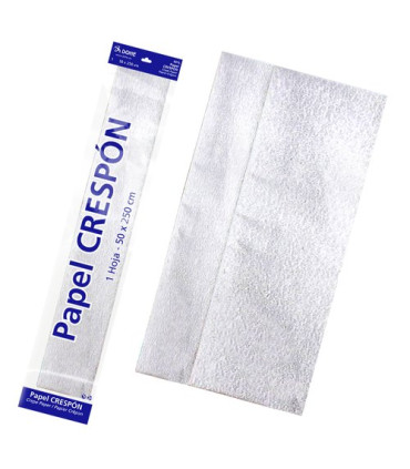 PAPEL CREPE DOHE 30g 0,5x2,5 BLANCO