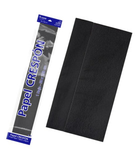 PAPEL CREPE DOHE 30g 0,5x2,5 NEGRO