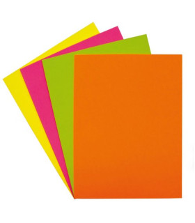 PAPEL COLOR A3 FIXO 75g 500h NARANJA FLU